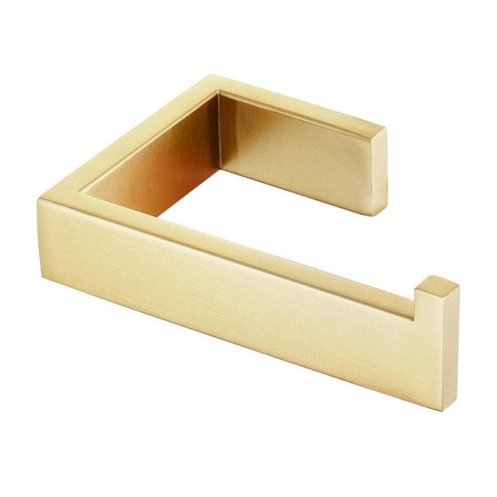 Toilet Paper Holder-Bathroom Tissue Holder Fit Big Roll Paper, Brushed Gold